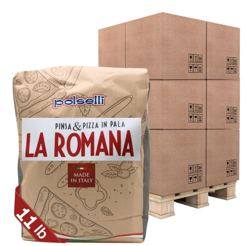 PALLET SPECIAL - Polselli, La Romana Pinsa & Pizza in Pala Flour, Tipo 0 Flour, 100 bags x 5 kg (11 lb)