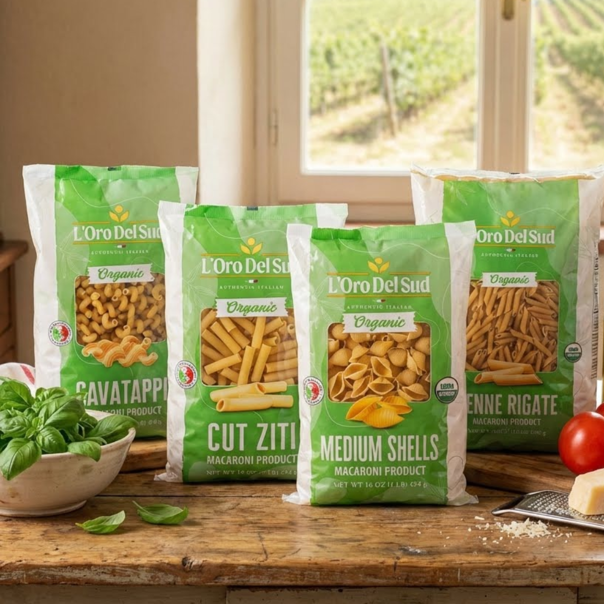 Experience the authentic flavor and texture of L’Oro Del Sud Organic Cut Ziti Pasta. Made from 100% organic durum wheat semolina, these smooth, tube-shaped pasta pieces are perfect for baked pasta dishes, casseroles, and hearty sauces. 