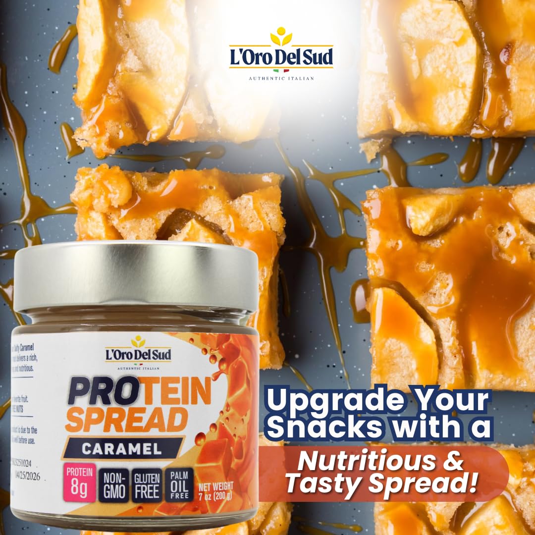 Protein caramel spread L’Oro Del Sud – healthy snack upgrade
