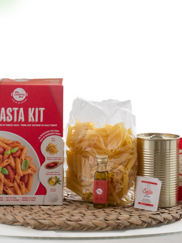 Gourmet Pasta Dinner Kit Recipe - Penne with Tomato Sauce, Product of Italy, 24.7 oz (699g)
