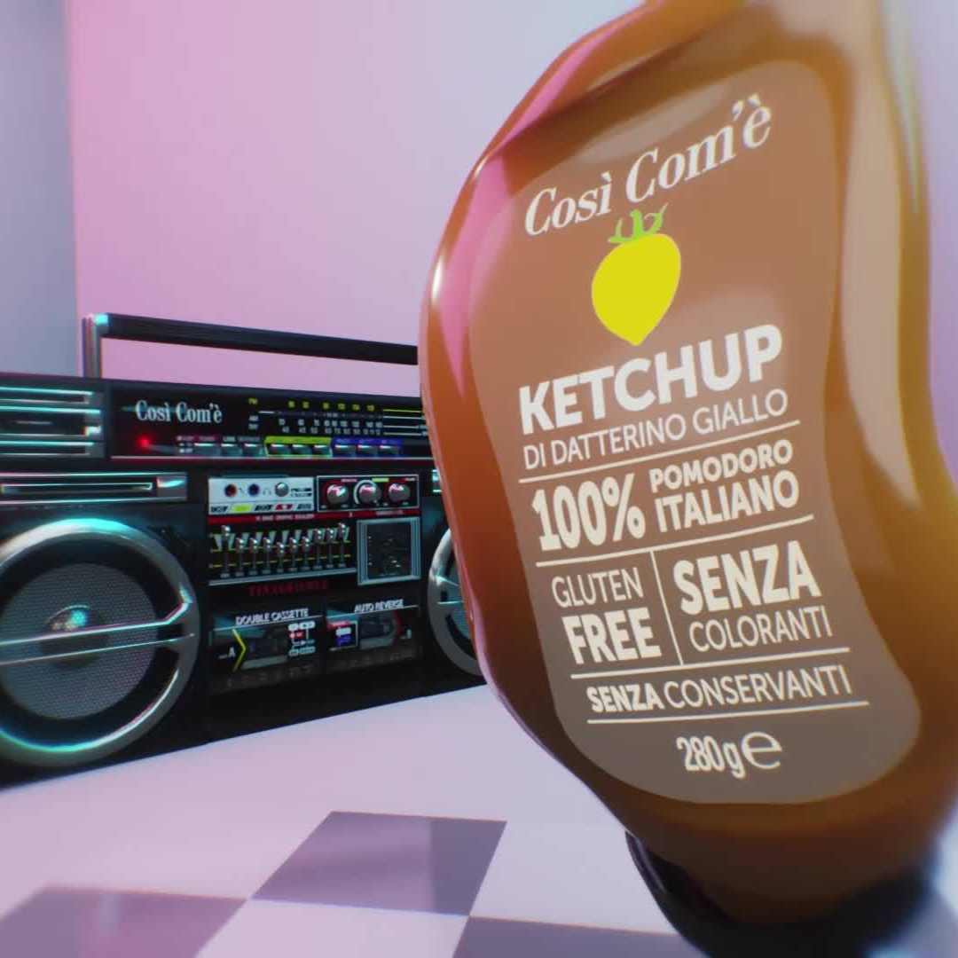 Così Com'è, Italian Yellow Tomatoes Ketchup, 9.88 oz