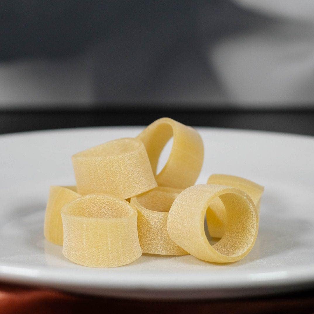 Marulo, Calamarata Pasta, Artisan Bronze Die-Cut Pasta, 12 Pack