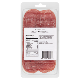 Sliced Mild Soppressata Single 4-Ounce Tray
