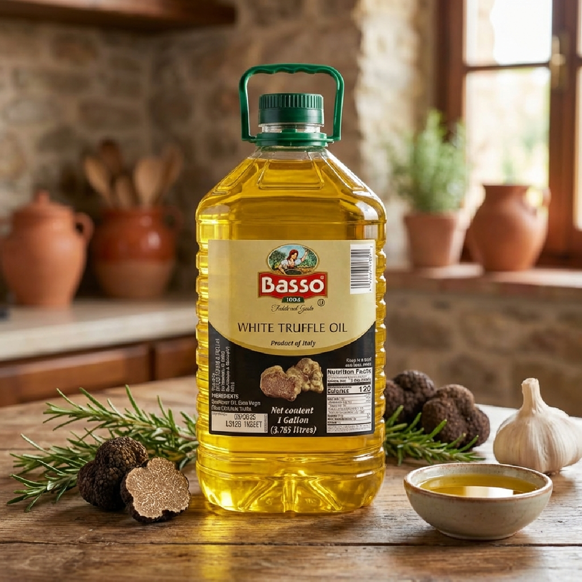 Basso 1904 White Truffle Olive Oil 1 Gallon | Foodservice