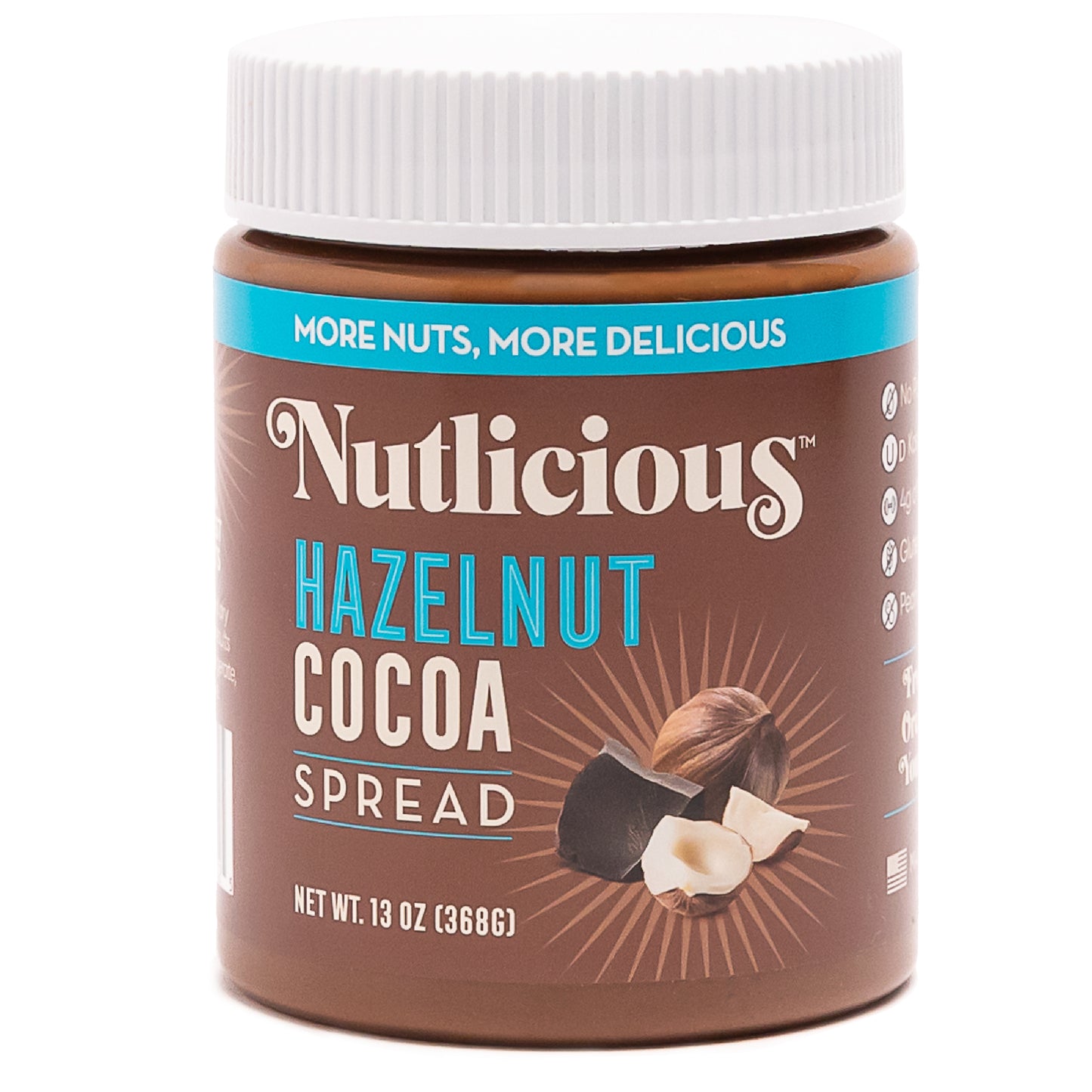 SALE Nutlicious, Hazelnut Cocoa Spread (13 oz)