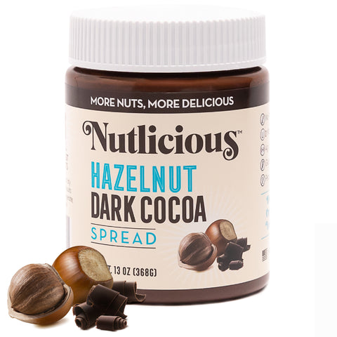 Nutlicious, Hazelnut Dark Cocoa Spread (13 oz)