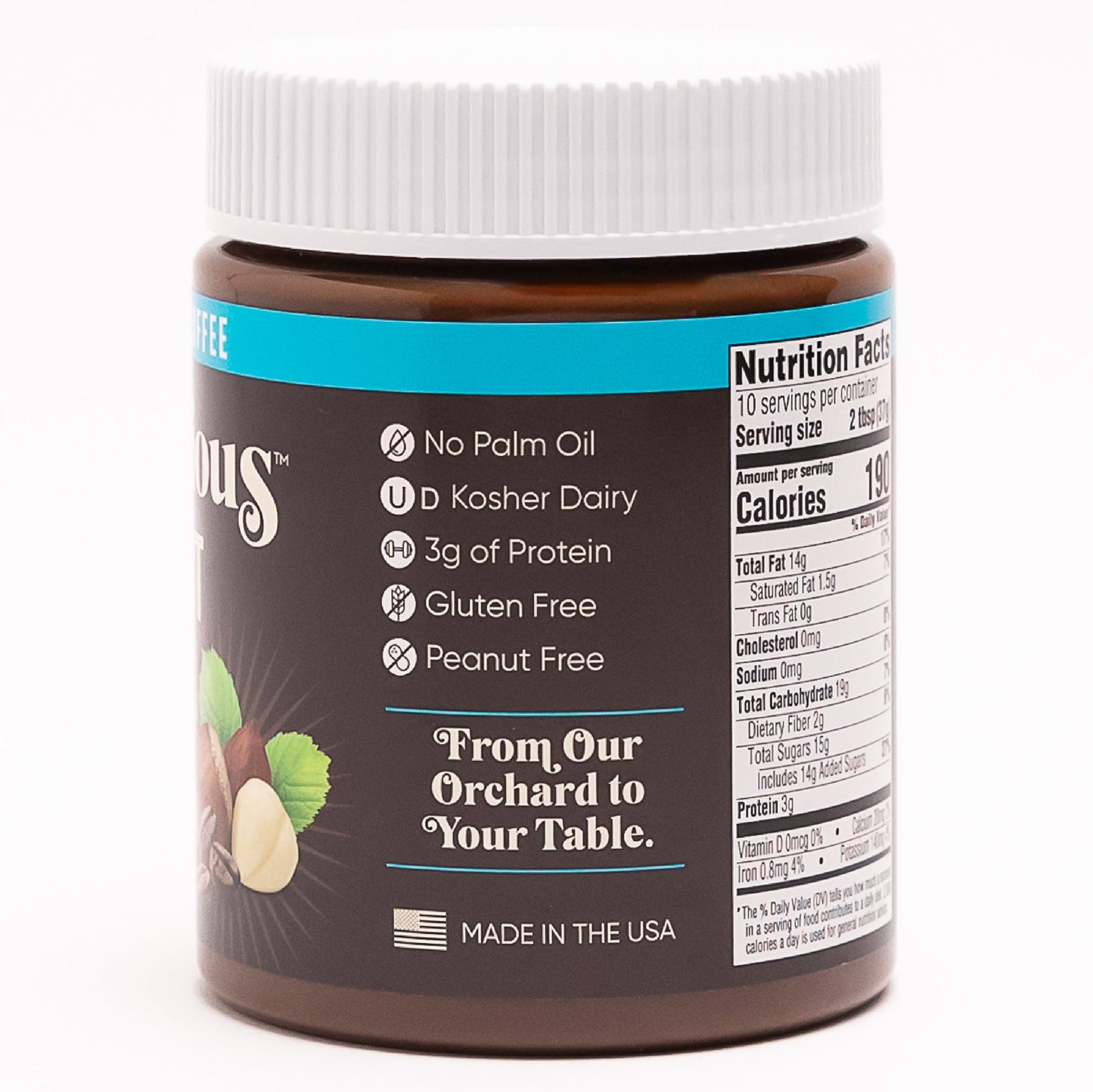Nutlicious, Hazelnut Espresso Spread (13 oz)