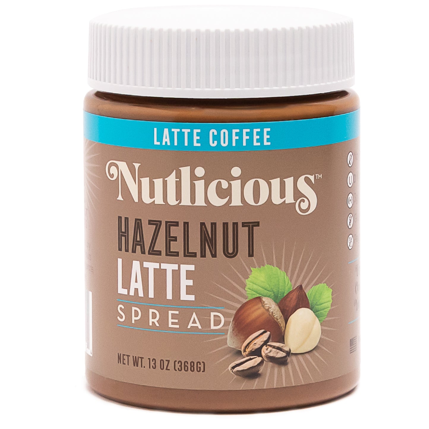 SALE Nutlicious, Hazelnut Latte Spread (13 oz)