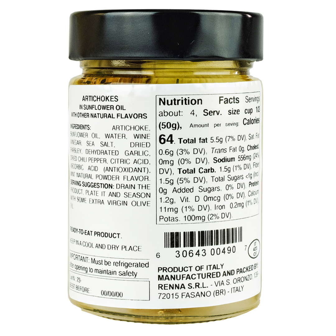 SALE! Renna, Artichoke Hearts in oil, 10.58 oz