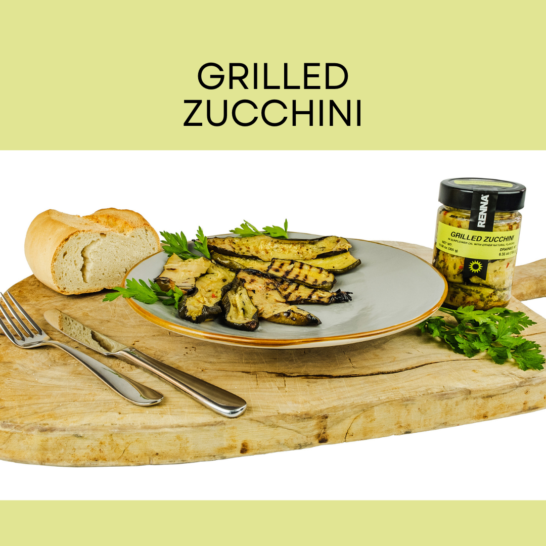 Renna, Grilled Zucchini In preserved in oil (10.58 oz)