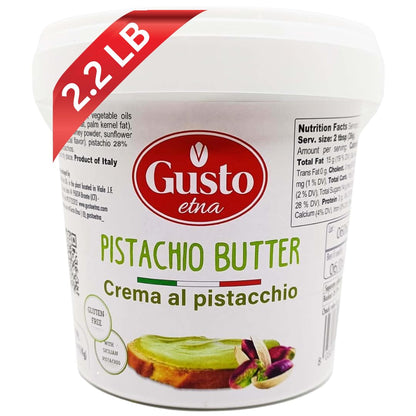 Gusto Etna, Sweet Pistachio Butter Cream, 2.2 lb (1kg)