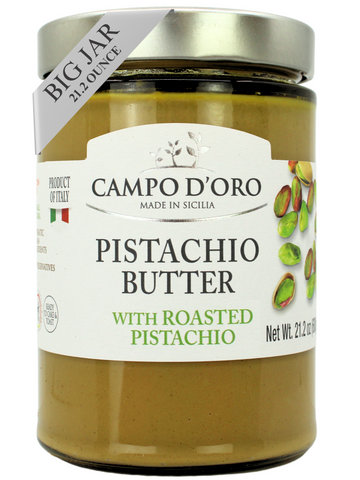 Campo D'Oro Pistachio Butter Cream 21.2oz  - Rich & Nutty Spread for Dubai Pistachio Chocolate Bars