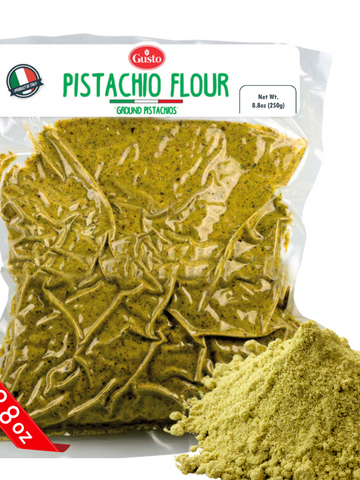 Gusto Etna, Pistachio Flour, 8.8 oz (250 g), Ground Pistachios