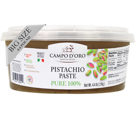 Pure Pistachio Paste Bucket, 100% Pistachio Paste tube, 4.4 lb (2kg)