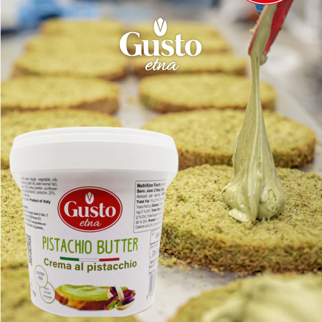 Pistachio butter, pistachio cream, pistachio paste 