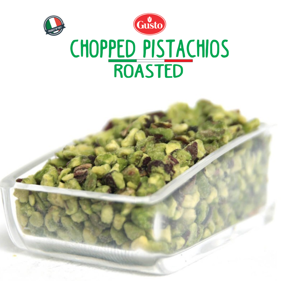 Gusto Etna, Pistachios Roasted Chopped, 2.2 lb (1 kg), Dry Roasted Unsalted Pistachio Crumbles