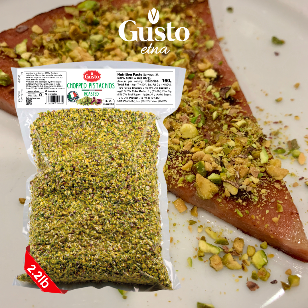 Gusto Etna, Pistachios Roasted Chopped, 2.2 lb (1 kg)