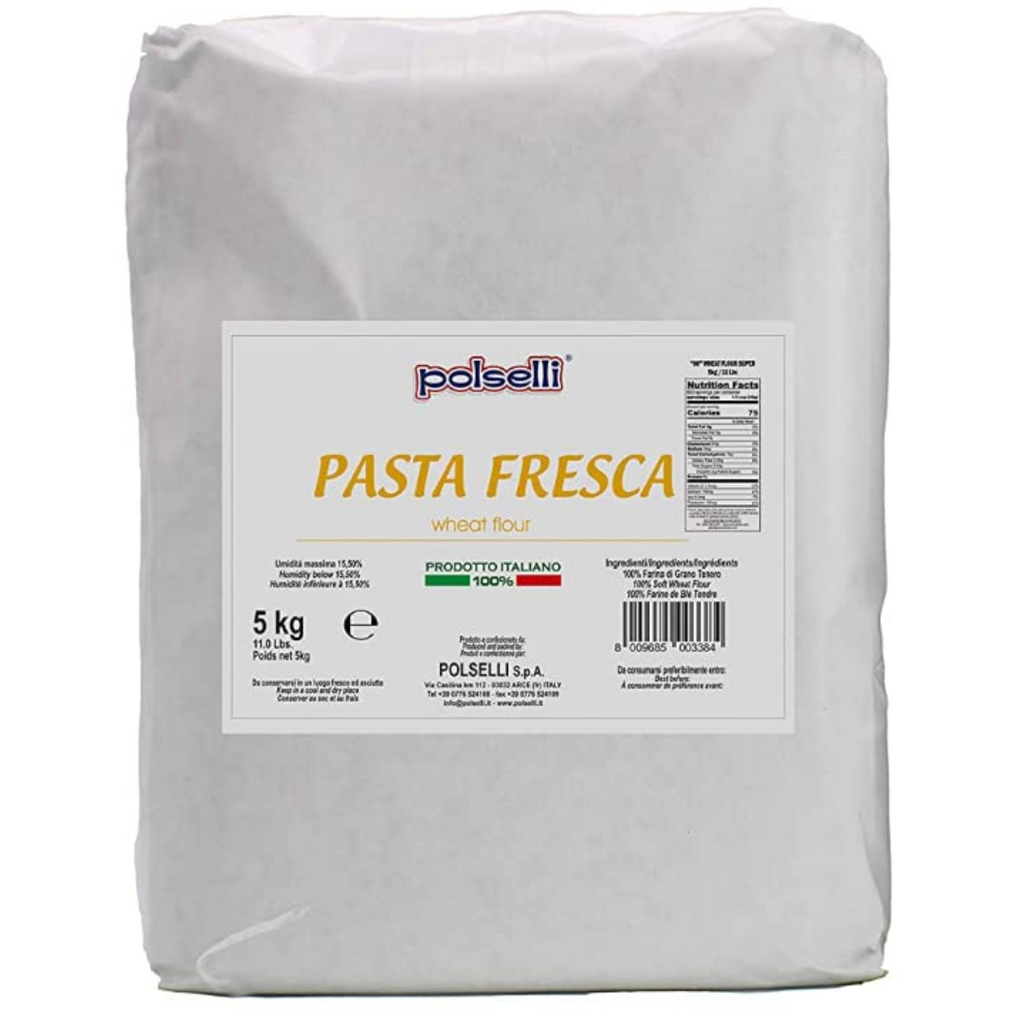 Polselli, Fresh Pasta Flour, Tipo 00, Soft Wheat, Bread Machine or Handmade Pasta