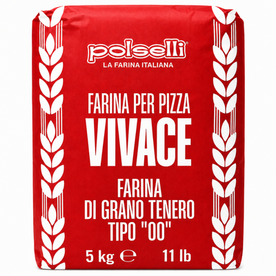 Polselli Vivace Tipo 00 Pizza Flour 5 kg (11 lb)