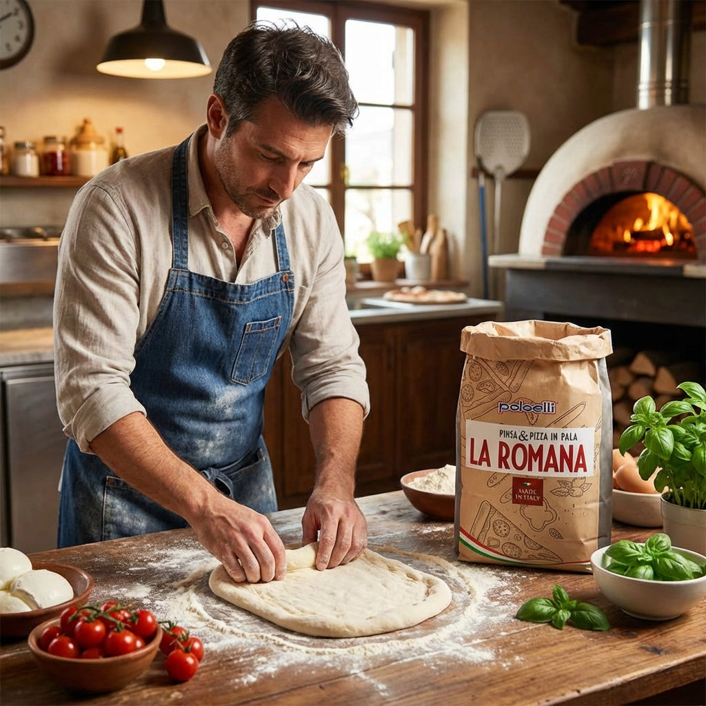 Pizza romana italian flour
