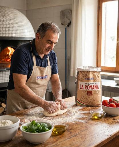Polselli, La Romana Pinsa & Pizza in Pala Flour, Tipo 0 Flour, 11 lb (5 kg)