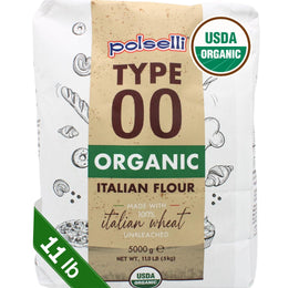 Polselli, Organic Tipo 00 Italian Flour – 5 kg (11 lb)