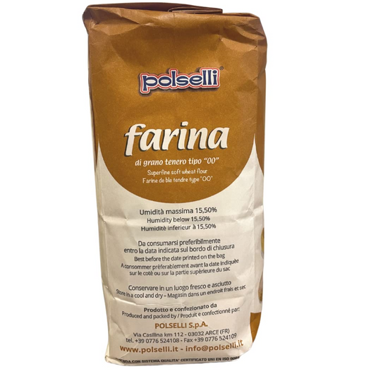 LIQUIDATION! Polselli, Fine Pastry Flour, 2.2 lb (1 kg) -Best by 08/2025