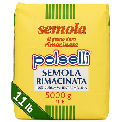 Polselli semola package on a white background