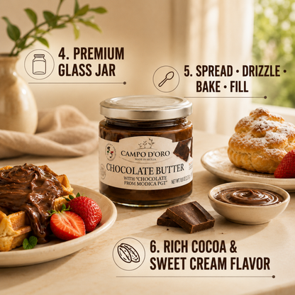 Campo D'Oro, Premium Chocolate Spread, 6.35 oz