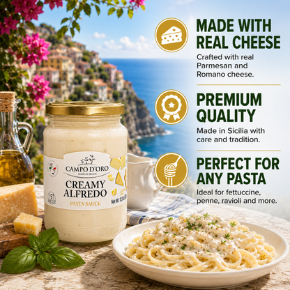 Campo D'Oro, Creamy Alfredo Pasta Sauce, 12.3 oz (348g)