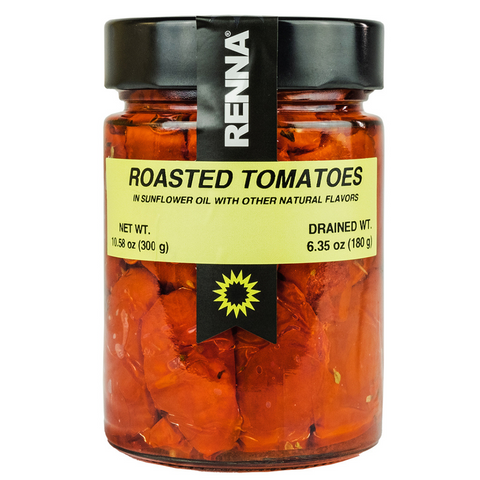 Renna, Fire Grill Roasted Tomatoes In preserved in oil, 10.58 oz