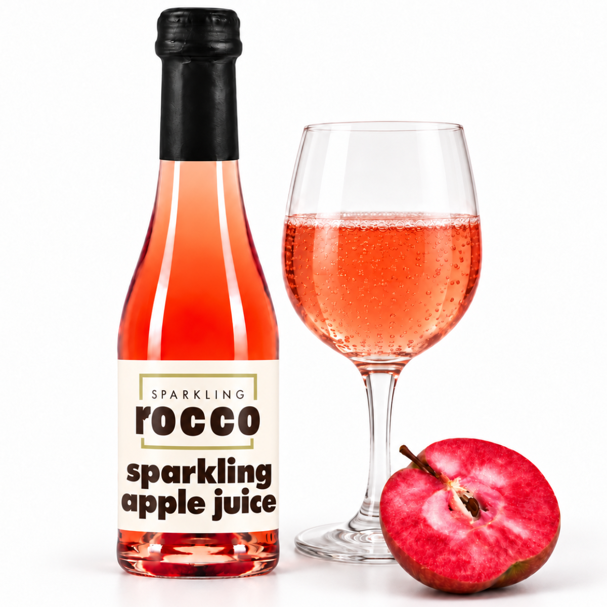 ROCCO Sparkling Apple Juice, Classic 200 ml (6.7 Fl Oz)