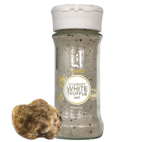 GL Truffle Gourmet Line, Gourmet White Truffle Salt 90 gr (3.20 oz) Truffle Salt Seasoning