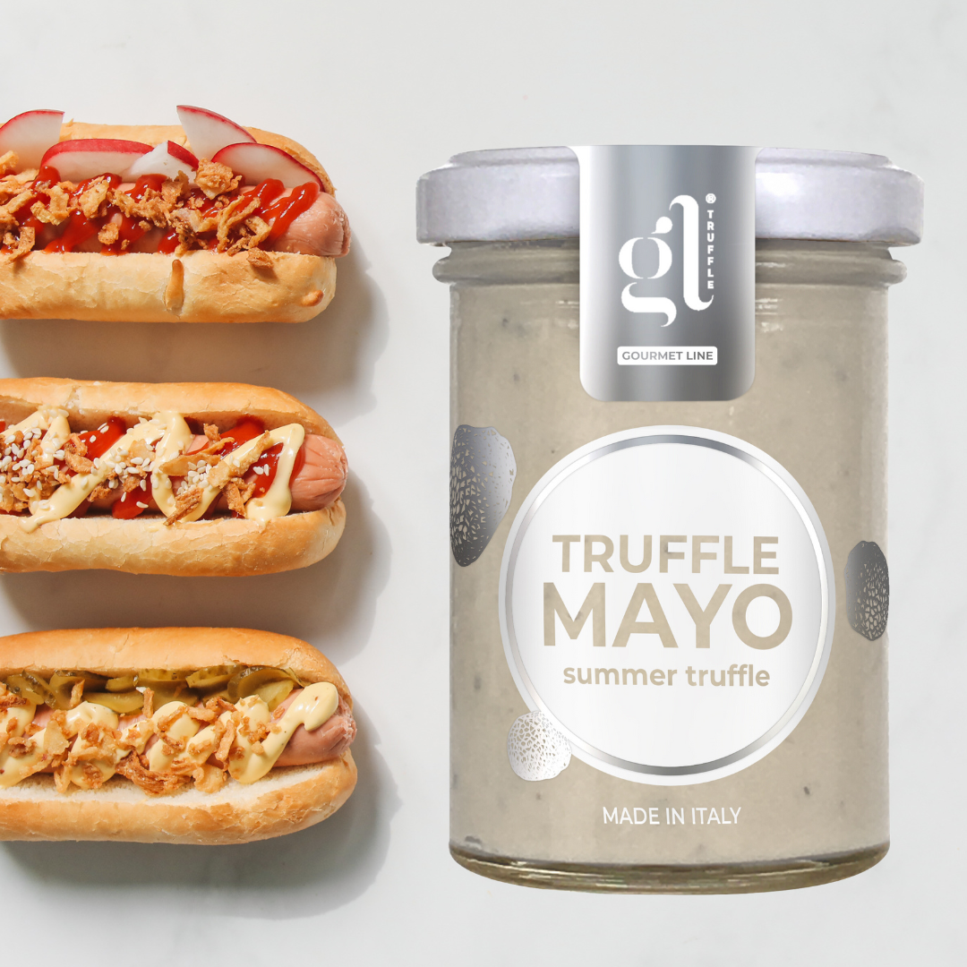 Luxurious combination - Enjoy the creamy texture of mayonnaise infused with the delightful aroma of black summer truffles. Gourmet condiment - Elevate your savory spreads, salads, sandwiches, and more with a touch of sophistication.
