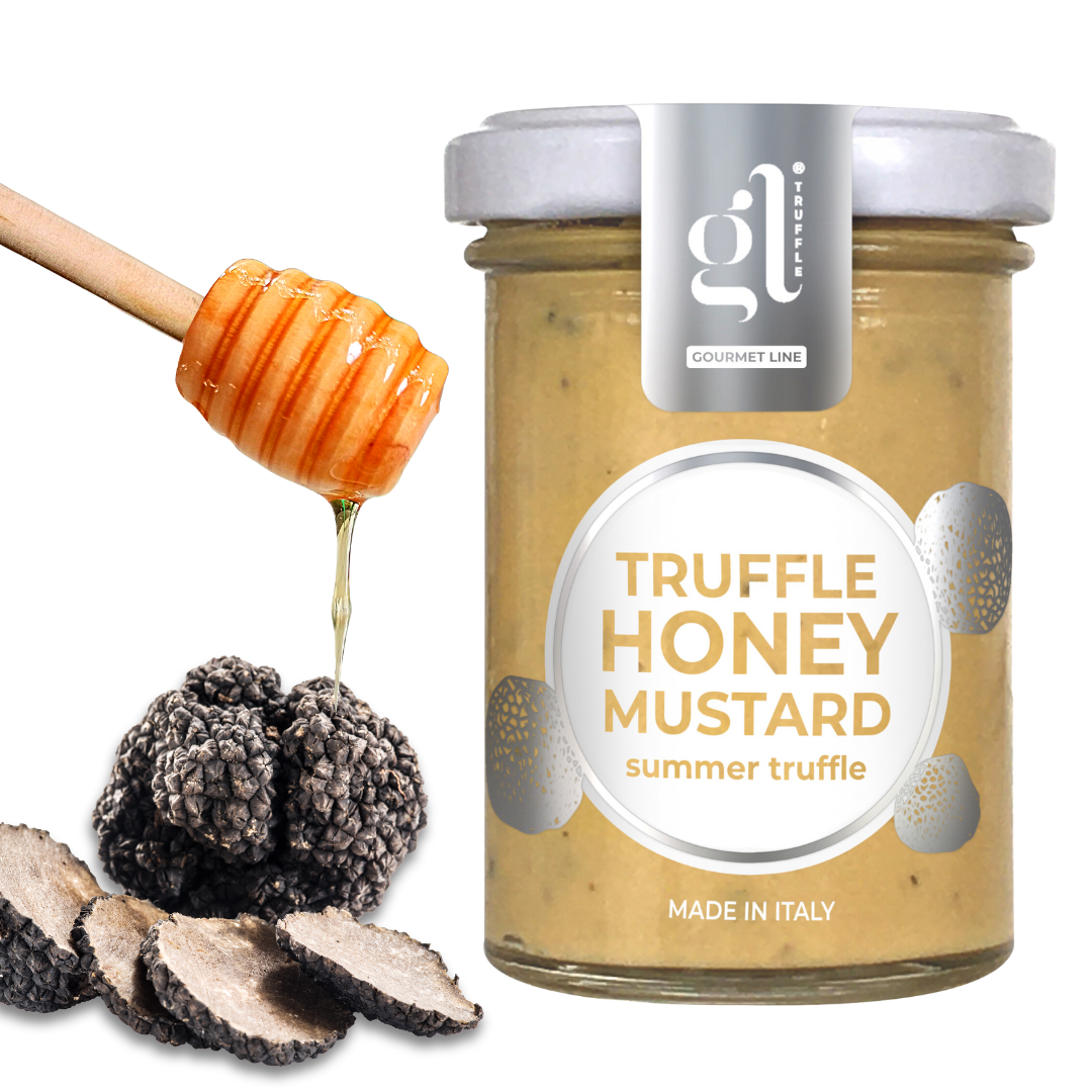 GL Truffle Gourmet Line,Truffle Honey Mustard 100 gr (3.52 oz) A Fusion of Sweetness and Zest