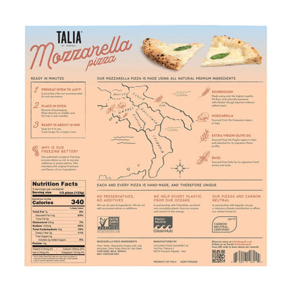 Talia di Napoli, 10 Pack, Frozen Neapolitan Pizza, Mozzarella, Product of Italy, 10 X Retail Box 14.1 oz