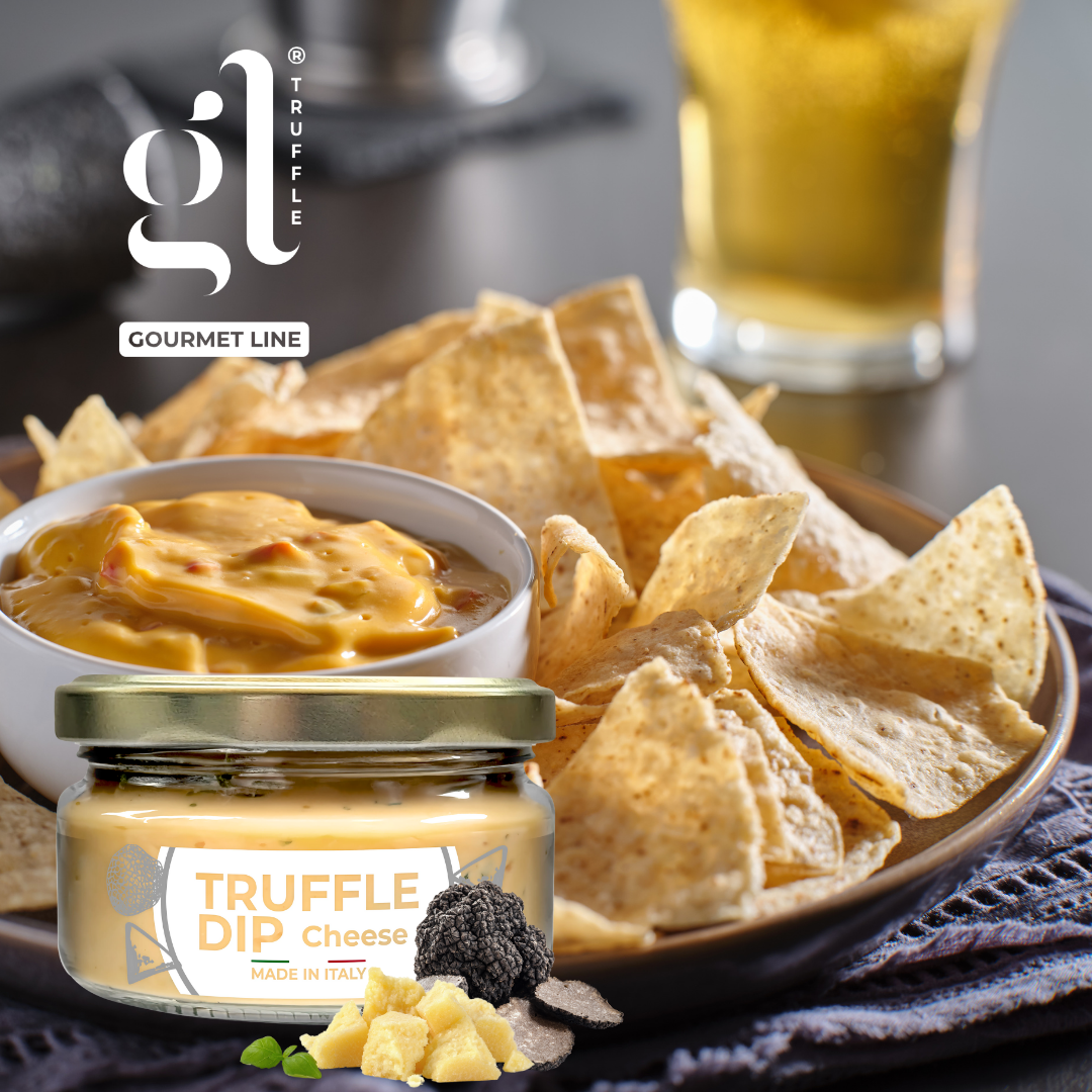 GL Truffle & Cheese Dip, 7 oz, Spreadable Gourmet Truffle & Cheese, Made in Italy