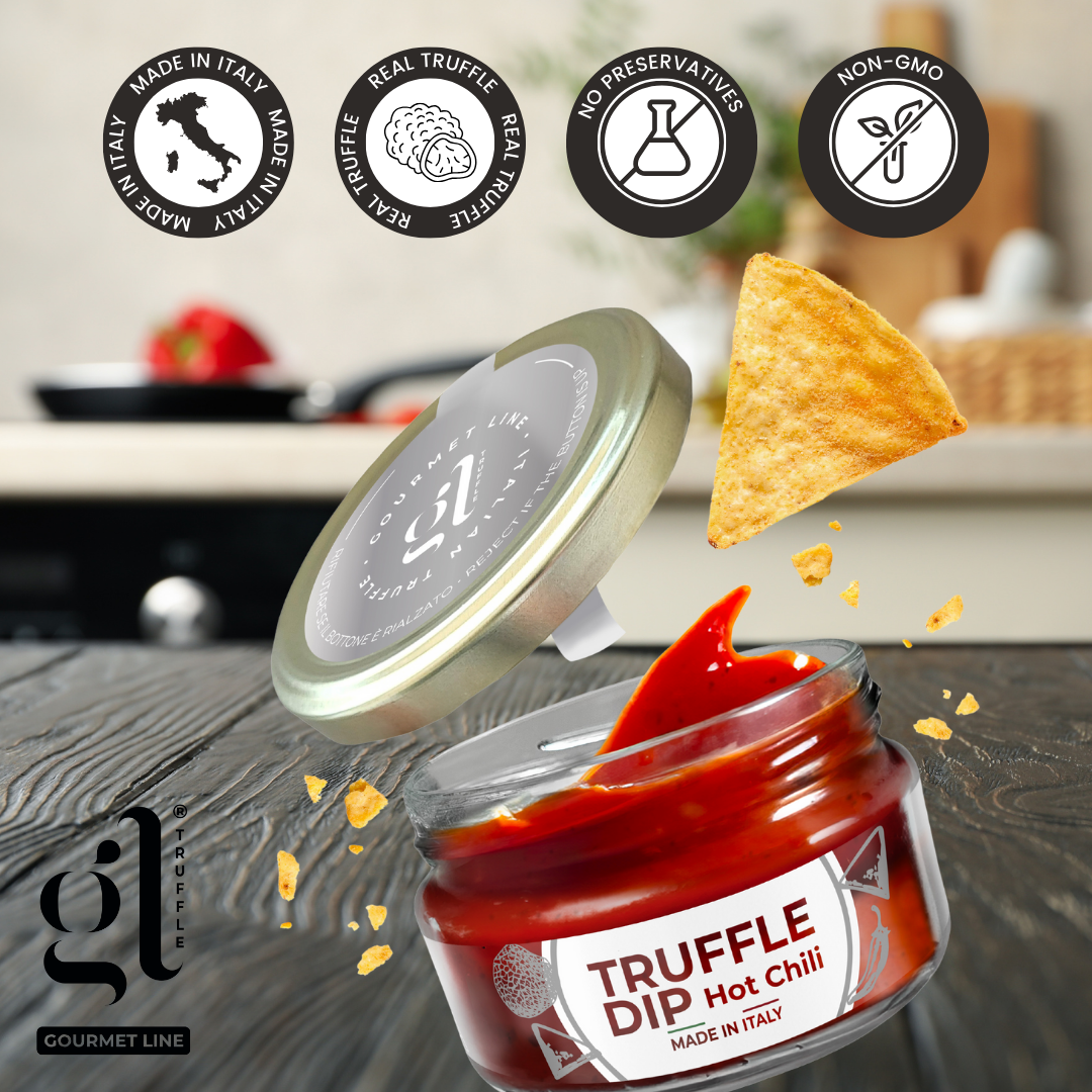 GL Truffle Hot Chili Dip, Gourmet Flavor Fusion, 6.7 oz