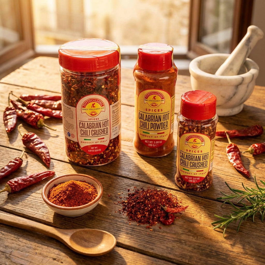 TuttoCalabria Dried Calabrian Chili Flakes – 8.81 oz (250g)