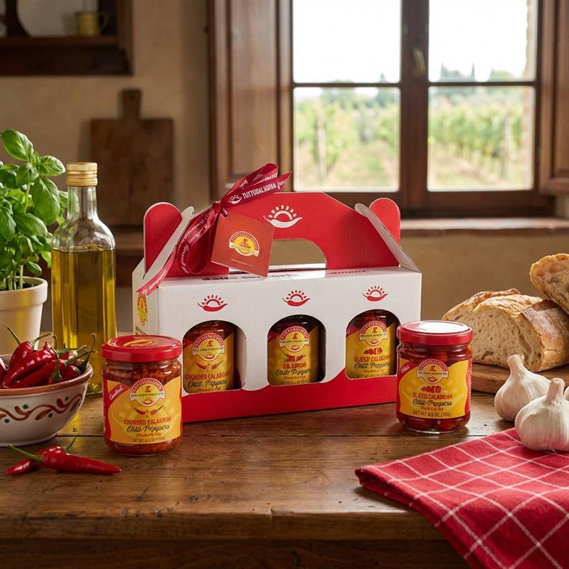 TuttoCalabria Calabrian Chili Pepper Gift Set – Wholesale Italian Food