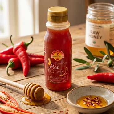 TuttoCalabria Hot Honey with Calabrian Chili Peppers – 6.3 oz (180 g)