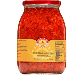 TuttoCalabria Crushed Hot Chili Peppers – 33.5 oz (950 g)