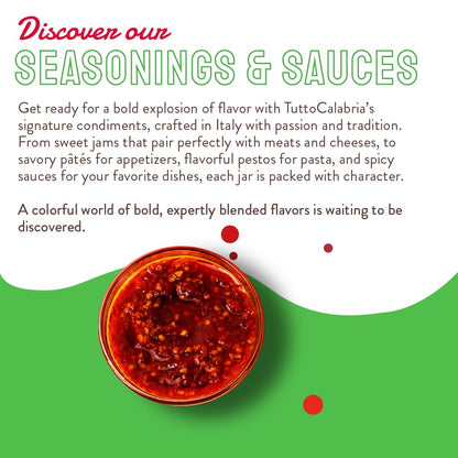 Tutto Calabria seasonings and sauces brand graphic
