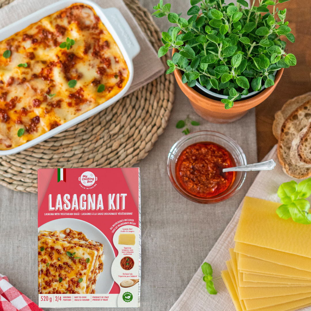 My Cooking Box, Lasagna Meal Kit - Lasagna with Vegetarian Ragù