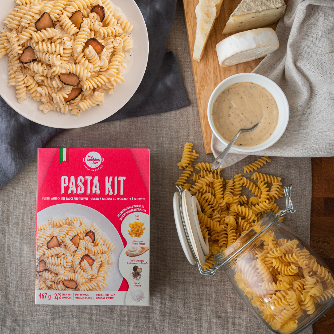 My Cooking Box, Gourmet Pasta Fusilli with Truffle  Dinner Meal Kit