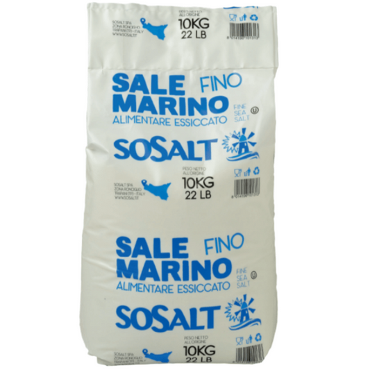 SoSalt, Fine Sea Salt from Sicily, (10kg)