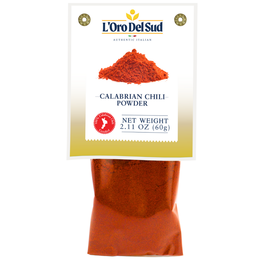 L'Oro Del Sud, Calabrian Chili Powder, 2.11 oz (60 g), Hot Chili Pepper Powder, Product of Italy