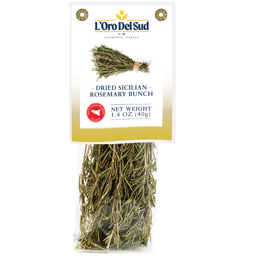 L'Oro Del Sud, Rosemary leaves, Sicilian Rosemary sprigs, 2.11 oz (60 g), Whole Rosemary Leaf, Non-GMO, Product of Italy