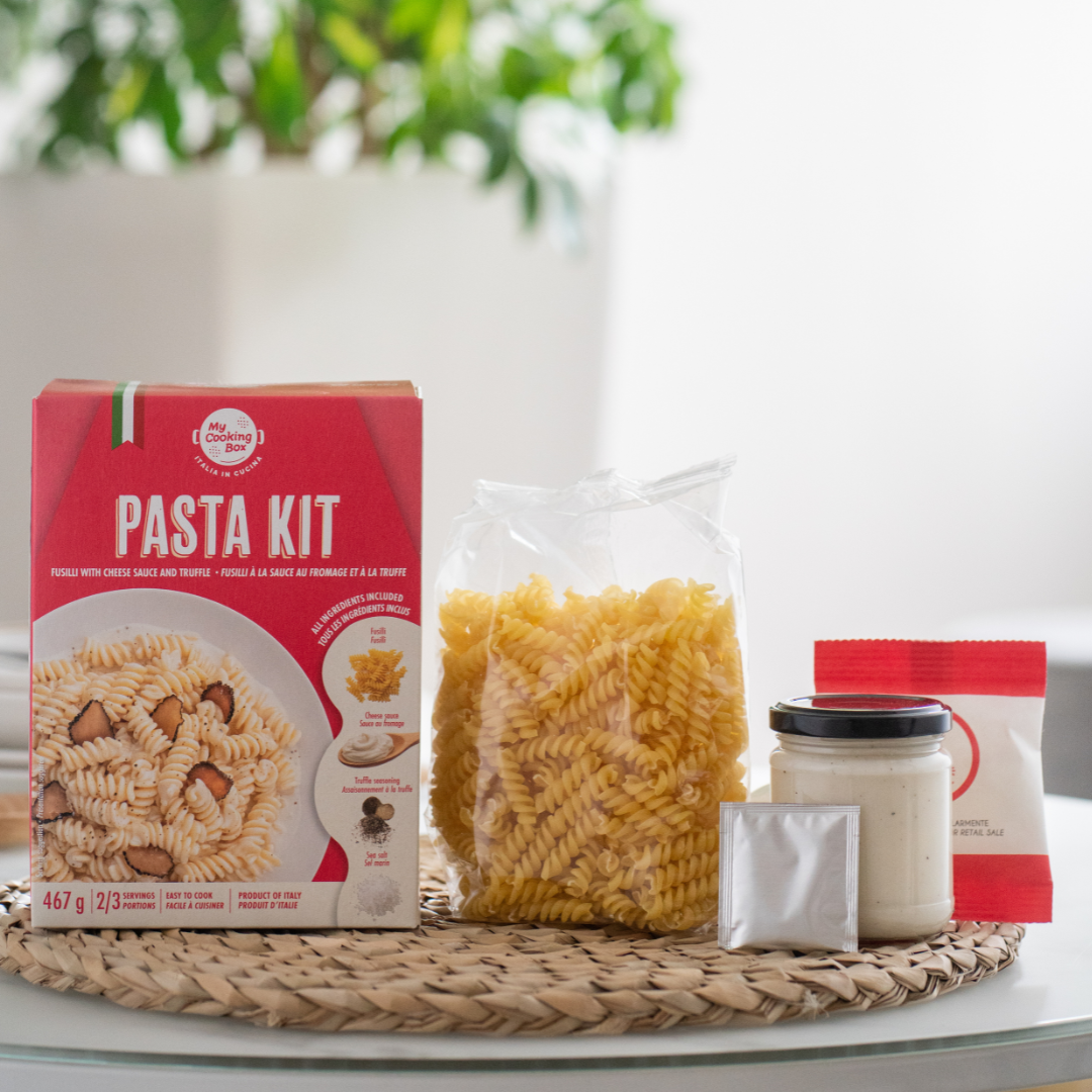 My Cooking Box, Gourmet Pasta Fusilli with Truffle  Dinner Meal Kit