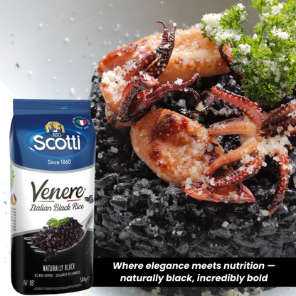 Riso Scotti, Venere Black Italian Rice, 1.1 lb